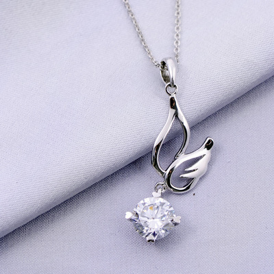 【YA501-D 新款時尚四爪吊墜 純銀925 批發銀飾925】價格,廠家,圖片,項鏈,深圳市銀之星珠寶首飾-