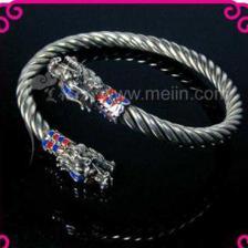 批發(fā)S925純銀龍頭手鐲，打造優(yōu)質(zhì)銀飾禮品與工藝品