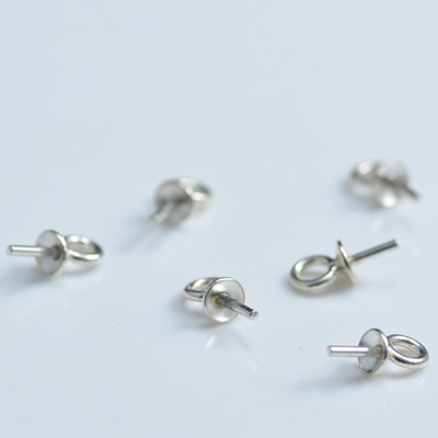 S925純銀羊眼耳勾掛件 批發銀飾中的素雅之選